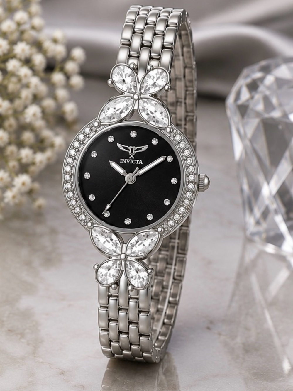 ⌚️NWT! Invicta Wildflower Women's Watch - 30mm, All Silver